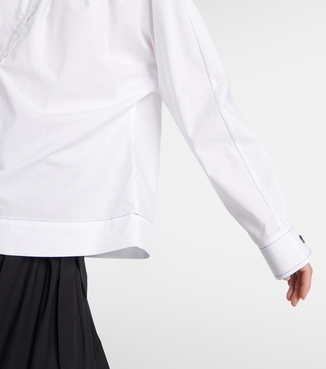 Camisa White Label de popelín de algodón | Proenza Schouler