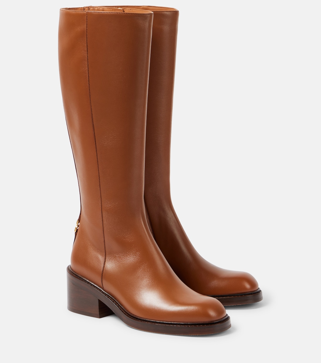 Botas altas Marcie de piel | Chloé