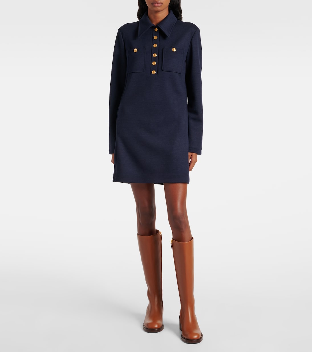 Botas altas Marcie de piel | Chloé
