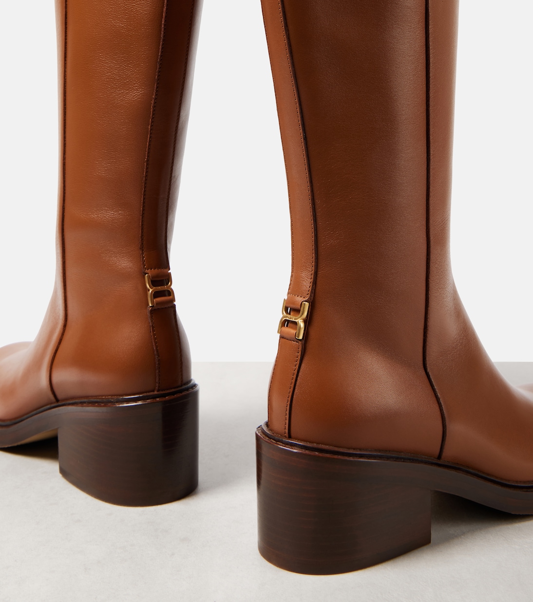 Botas altas Marcie de piel | Chloé