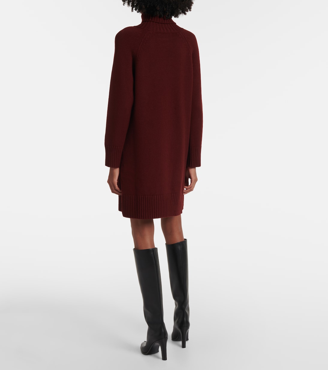 Trudy virgin wool turtleneck minidress | Max Mara