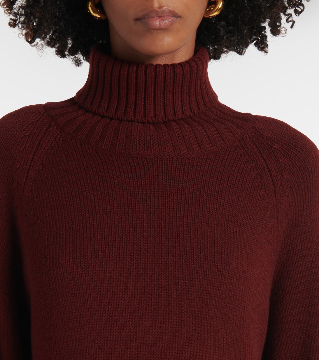 Trudy virgin wool turtleneck minidress | Max Mara