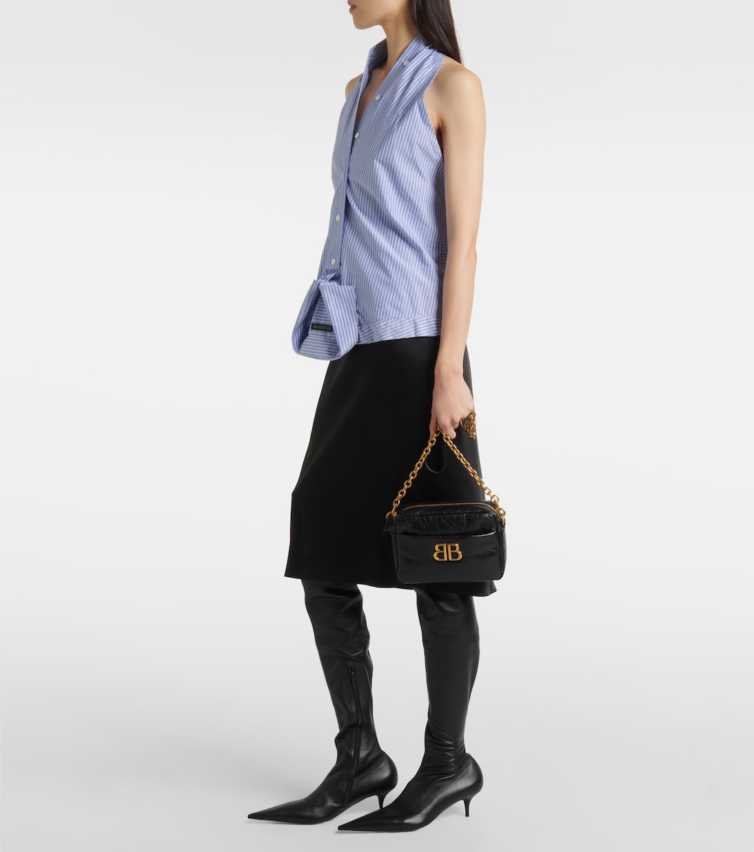 Cuissardes Avenue en cuir | Balenciaga