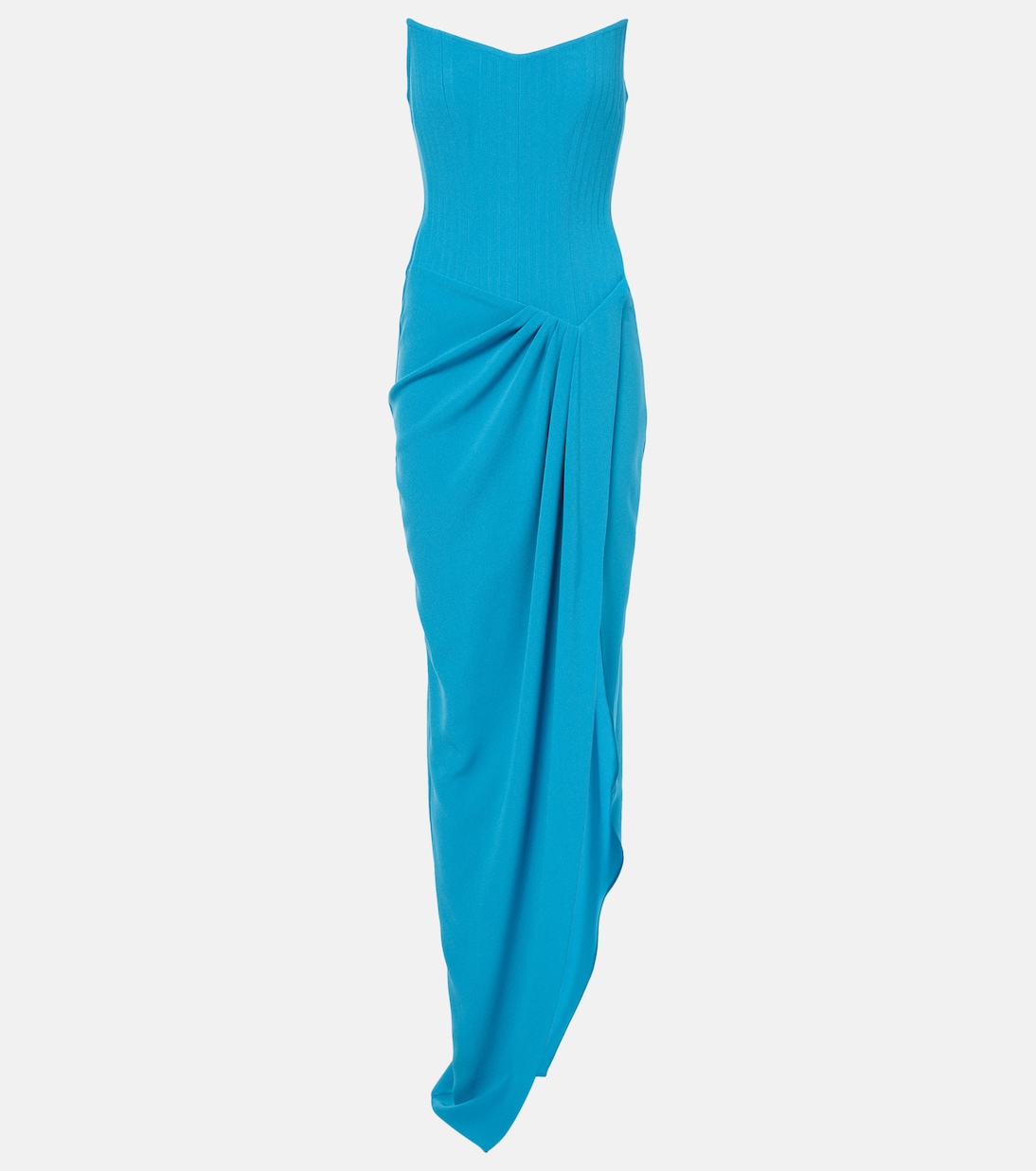 Draped crêpe corset gown | Alex Perry
