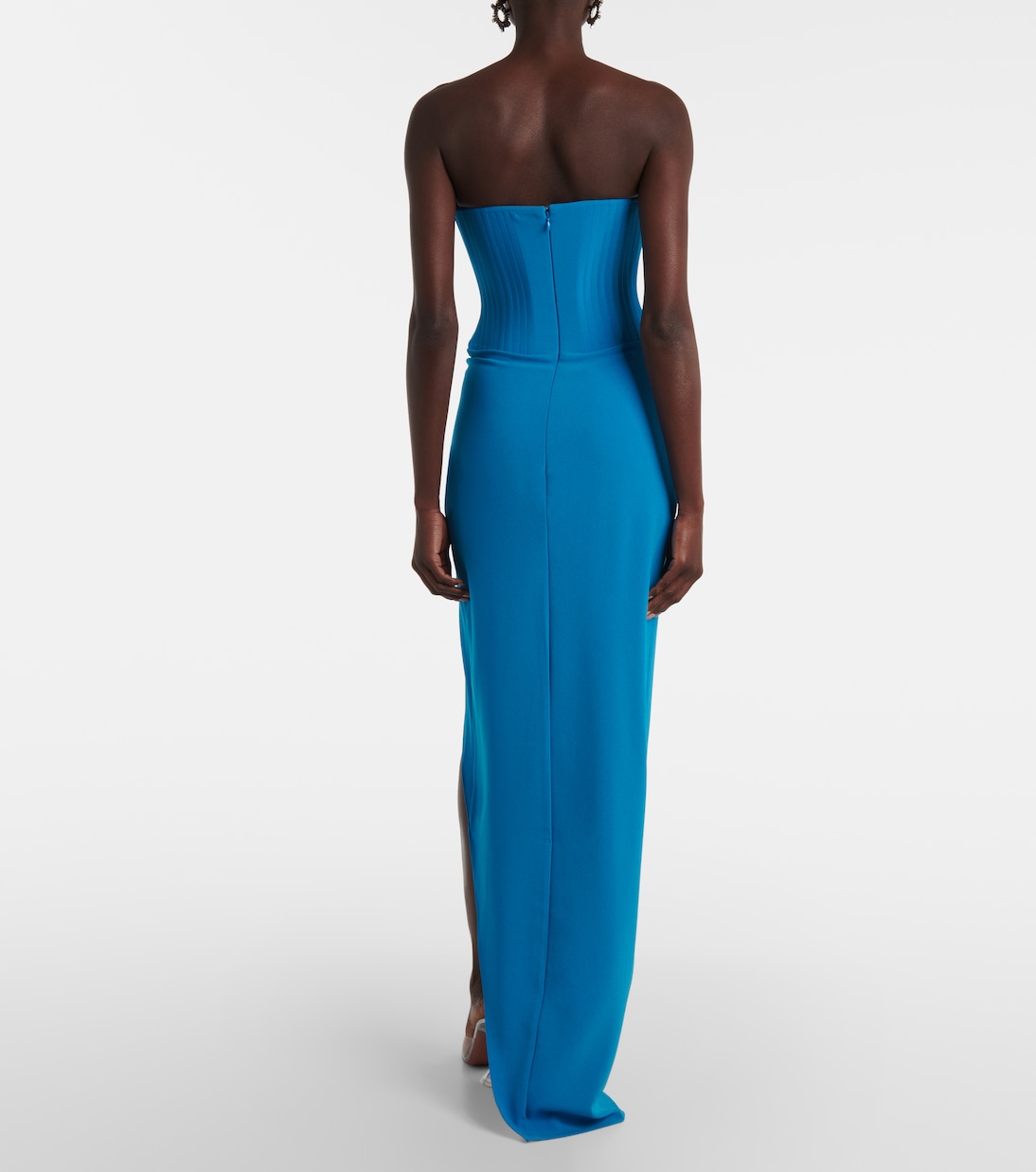 Draped crêpe corset gown | Alex Perry