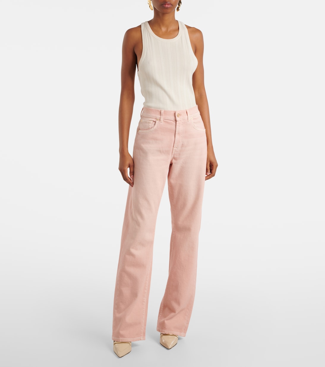 Jeans regular Tess a vita alta | 7 For All Mankind