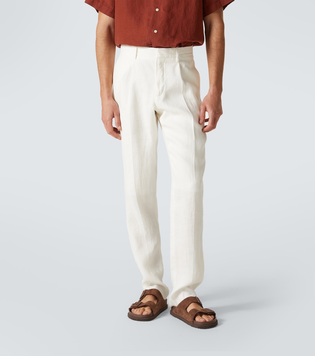 Gerade Hose aus Leinen | Lardini
