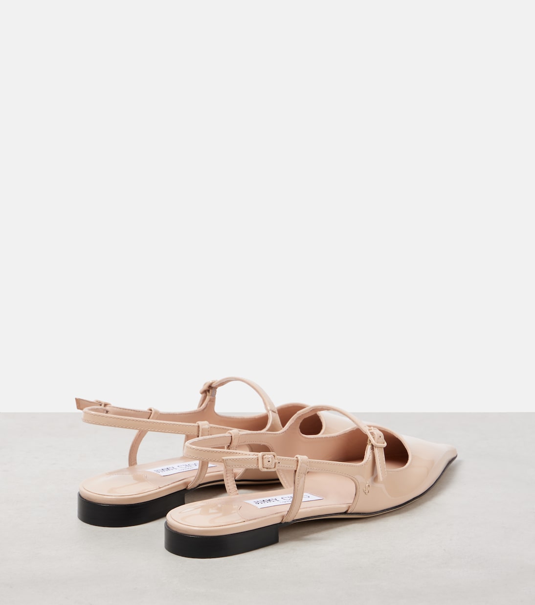 JIMMY CHOO Didi Ballerine in Pelle Verniciata per Giovani Stilisti