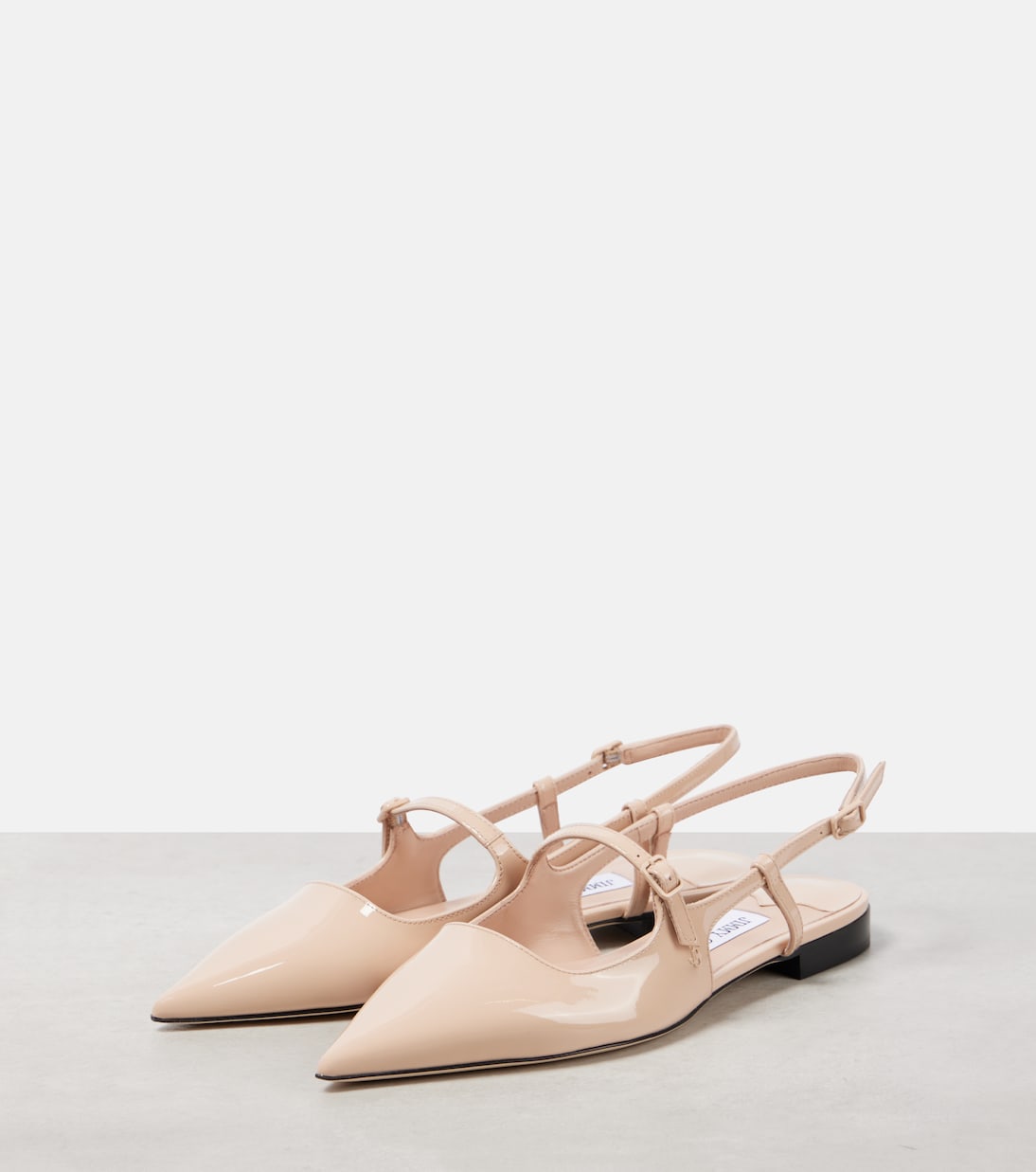 JIMMY CHOO Didi Ballerine in Pelle Verniciata per Giovani Stilisti