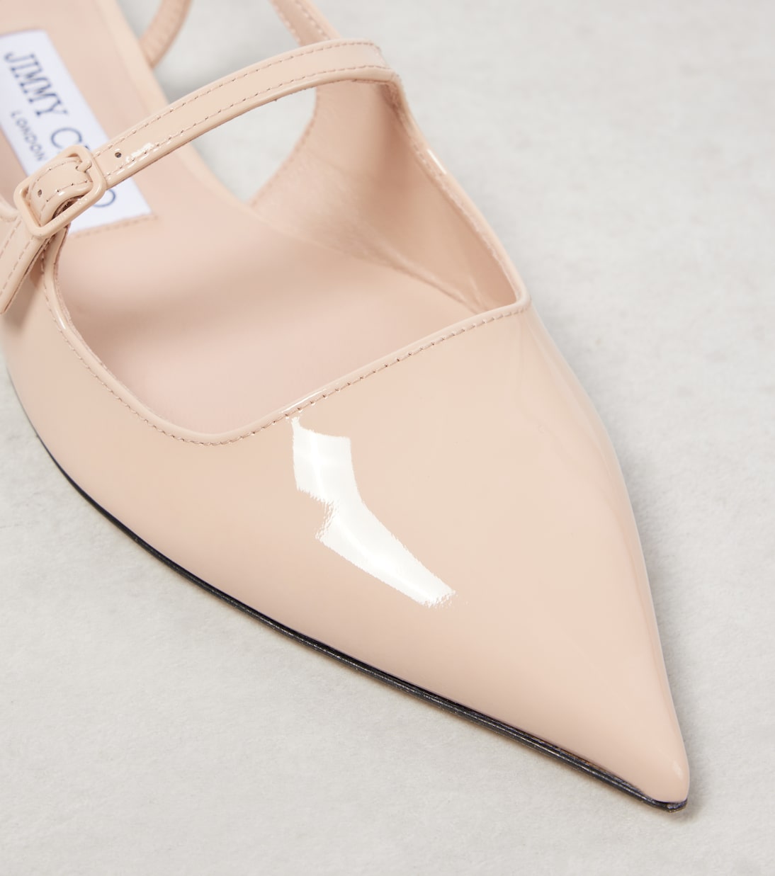 JIMMY CHOO Didi Ballerine in Pelle Verniciata per Giovani Stilisti