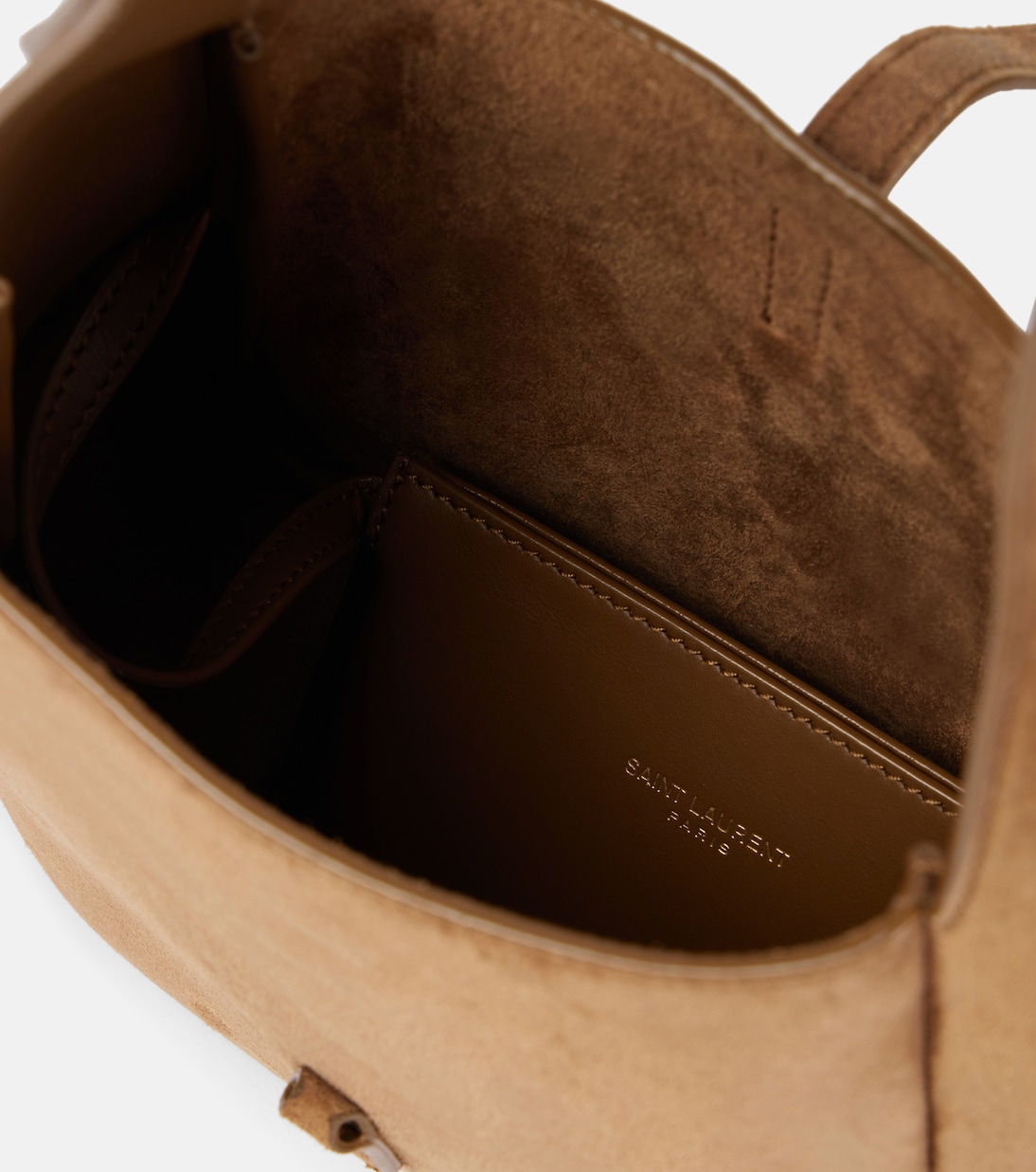Le 5 à 7 Supple Baby suede shoulder bag | Saint Laurent