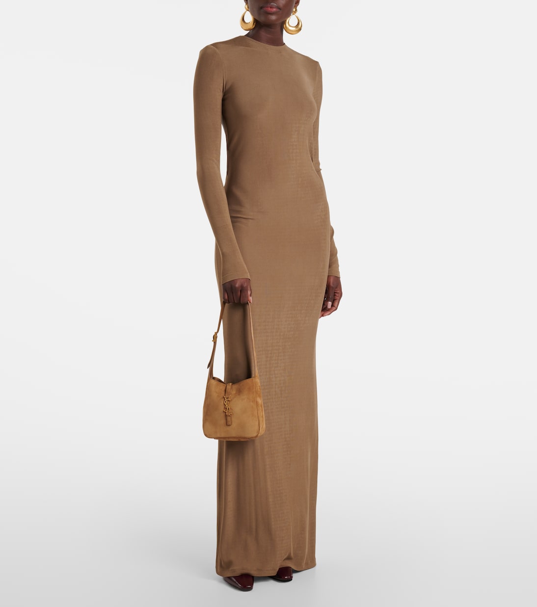 Le 5 à 7 Supple Baby suede shoulder bag | Saint Laurent