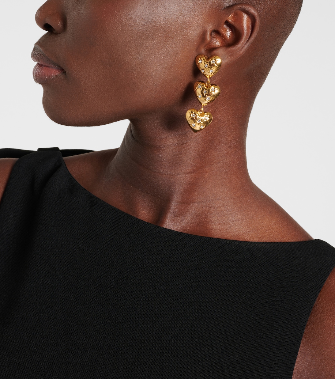 Orecchini pendenti Harlow con cristalli, design elegante per giovani