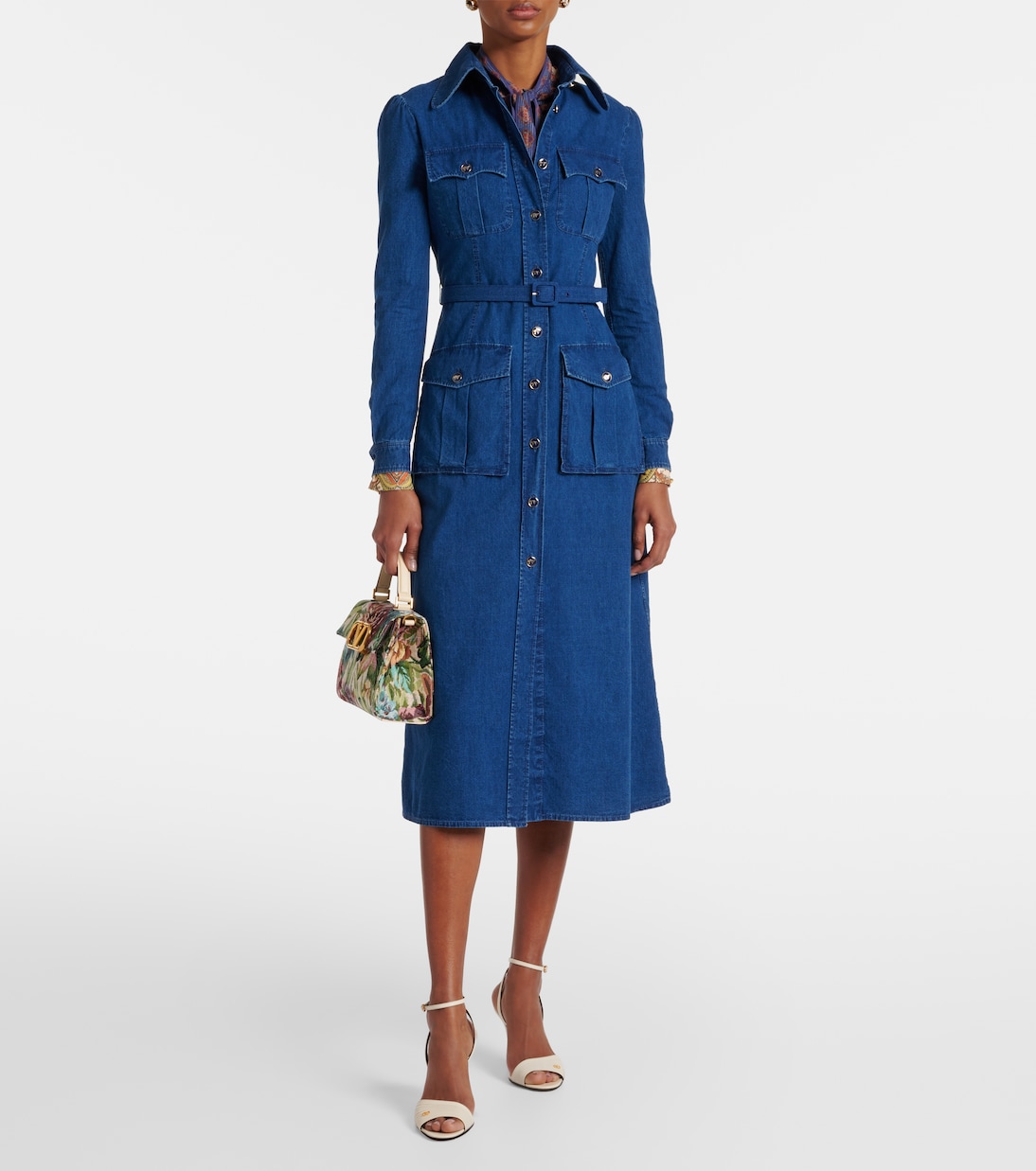 Hemdblusenkleid aus Denim | Valentino