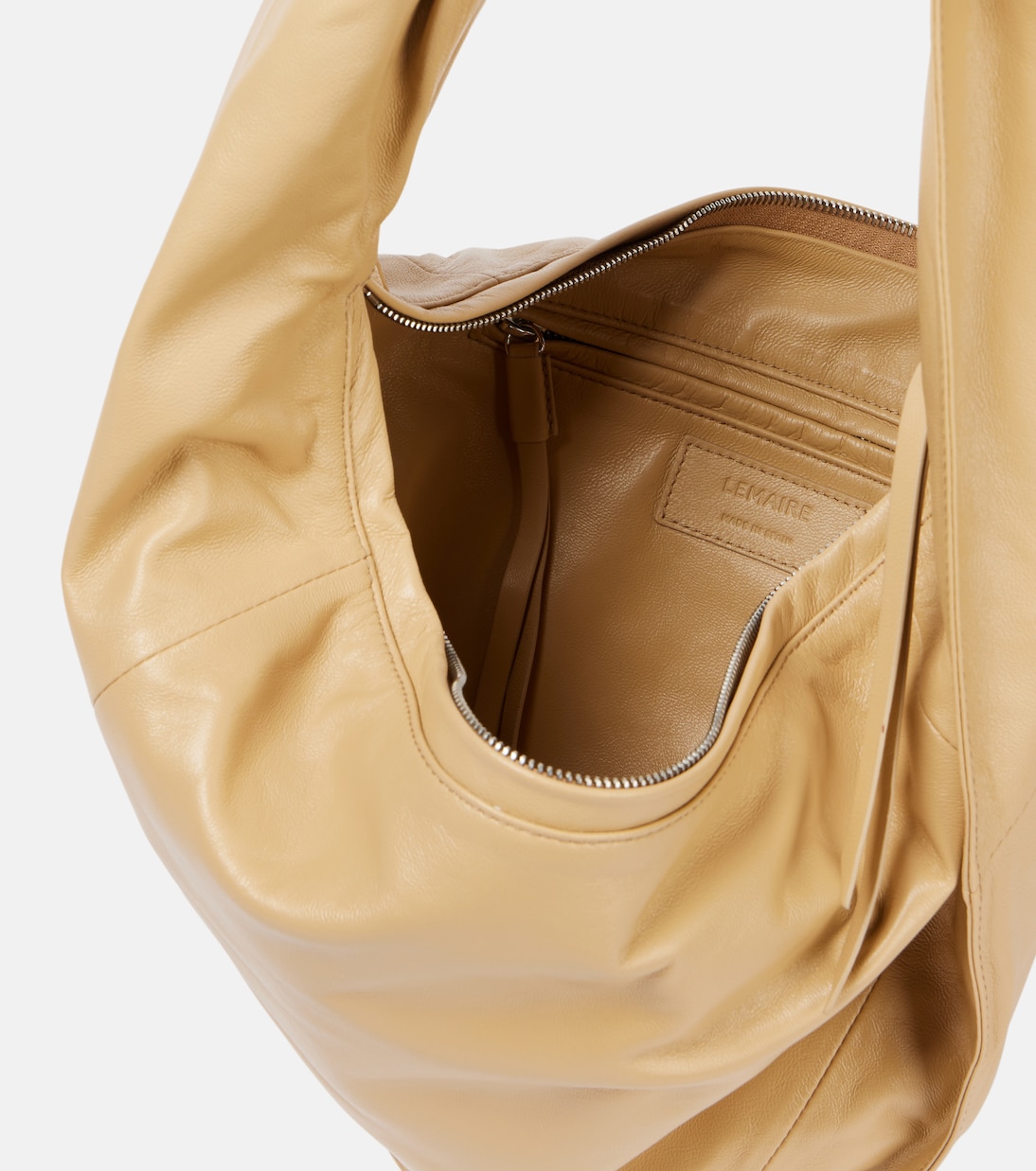 Schultertasche Scarf Small aus Leder | Lemaire