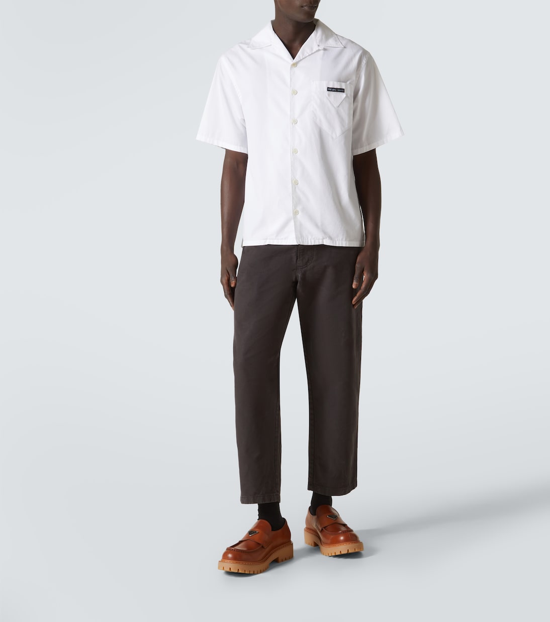 Loafers aus Leder | Prada