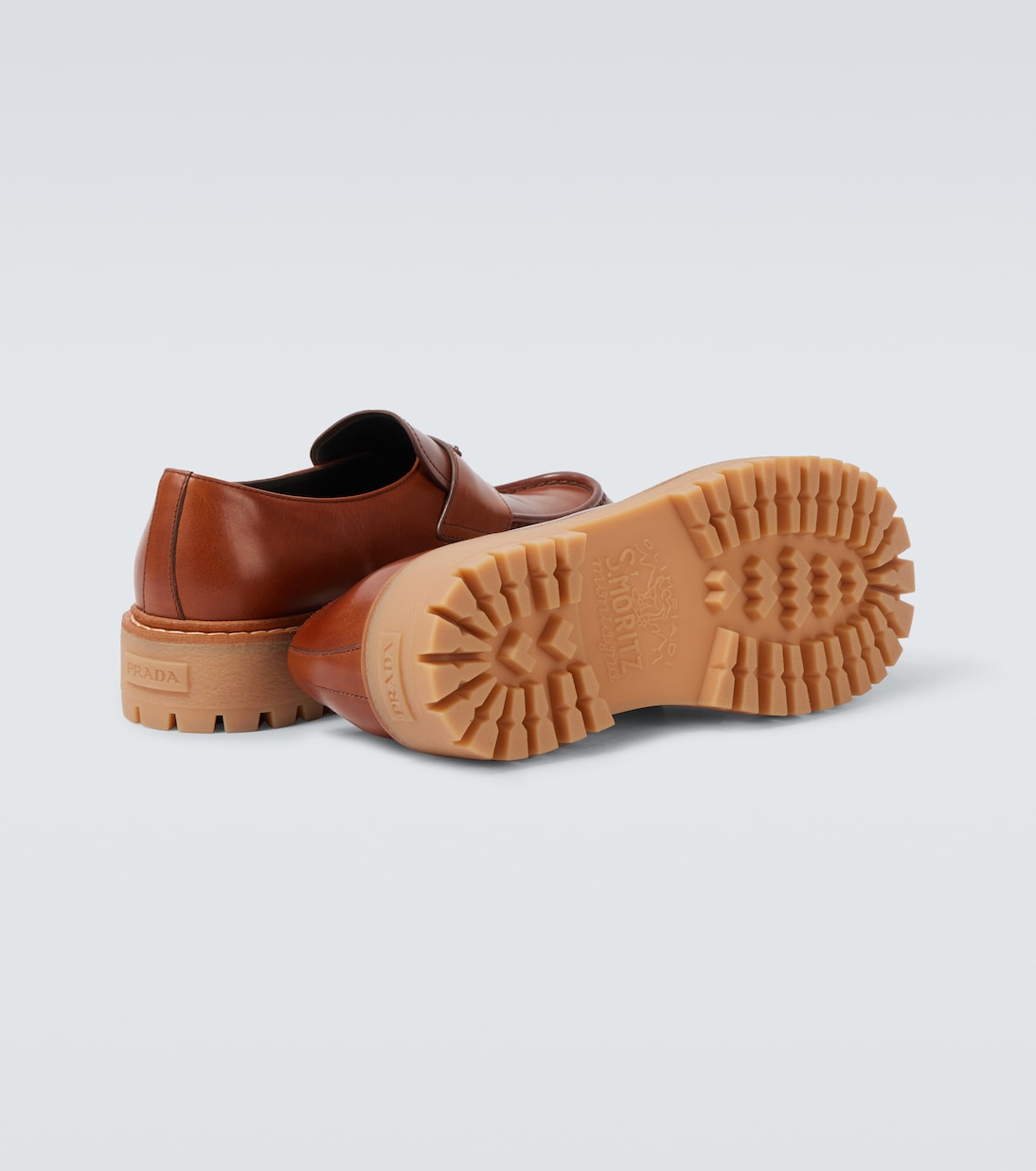 Loafers aus Leder | Prada