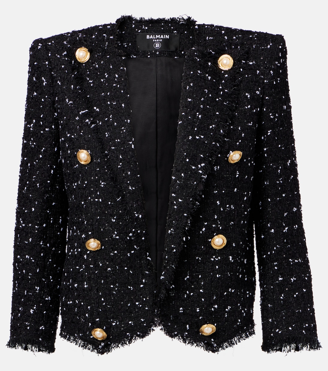 Giacca Spencer in tweed | Balmain