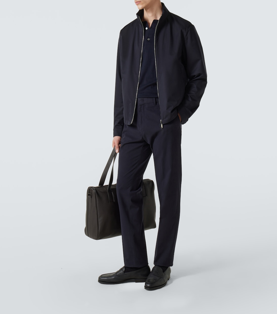 Pantaloni regular in misto cotone | Zegna