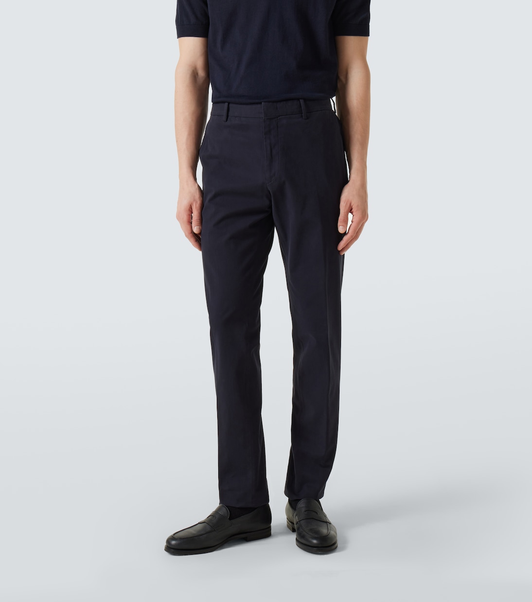 Pantaloni regular in misto cotone | Zegna
