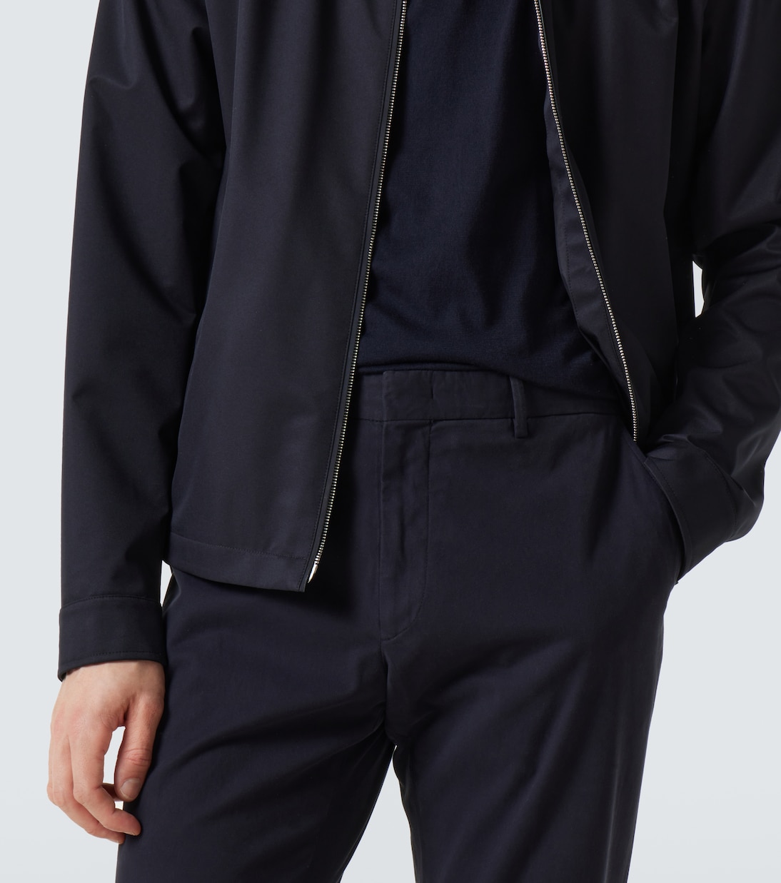Pantaloni regular in misto cotone | Zegna