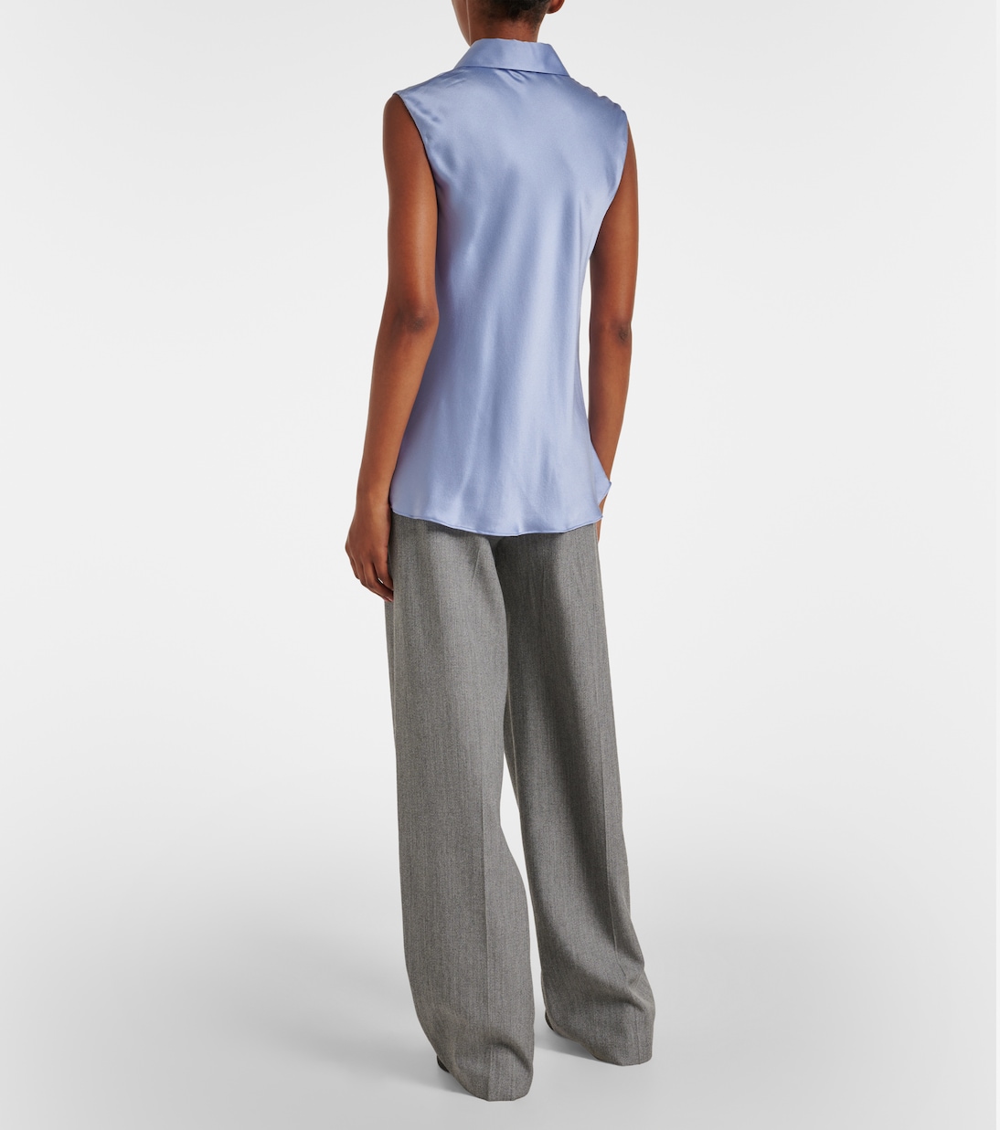 Camicia in raso di seta | Vince