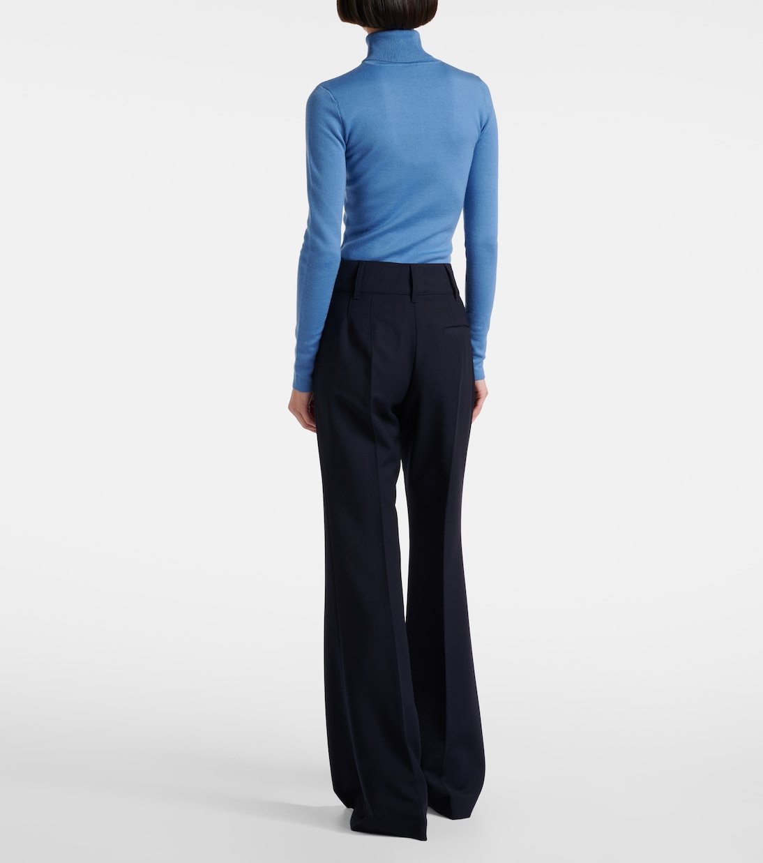 Pantaloni flared Rhein in lana | Gabriela Hearst