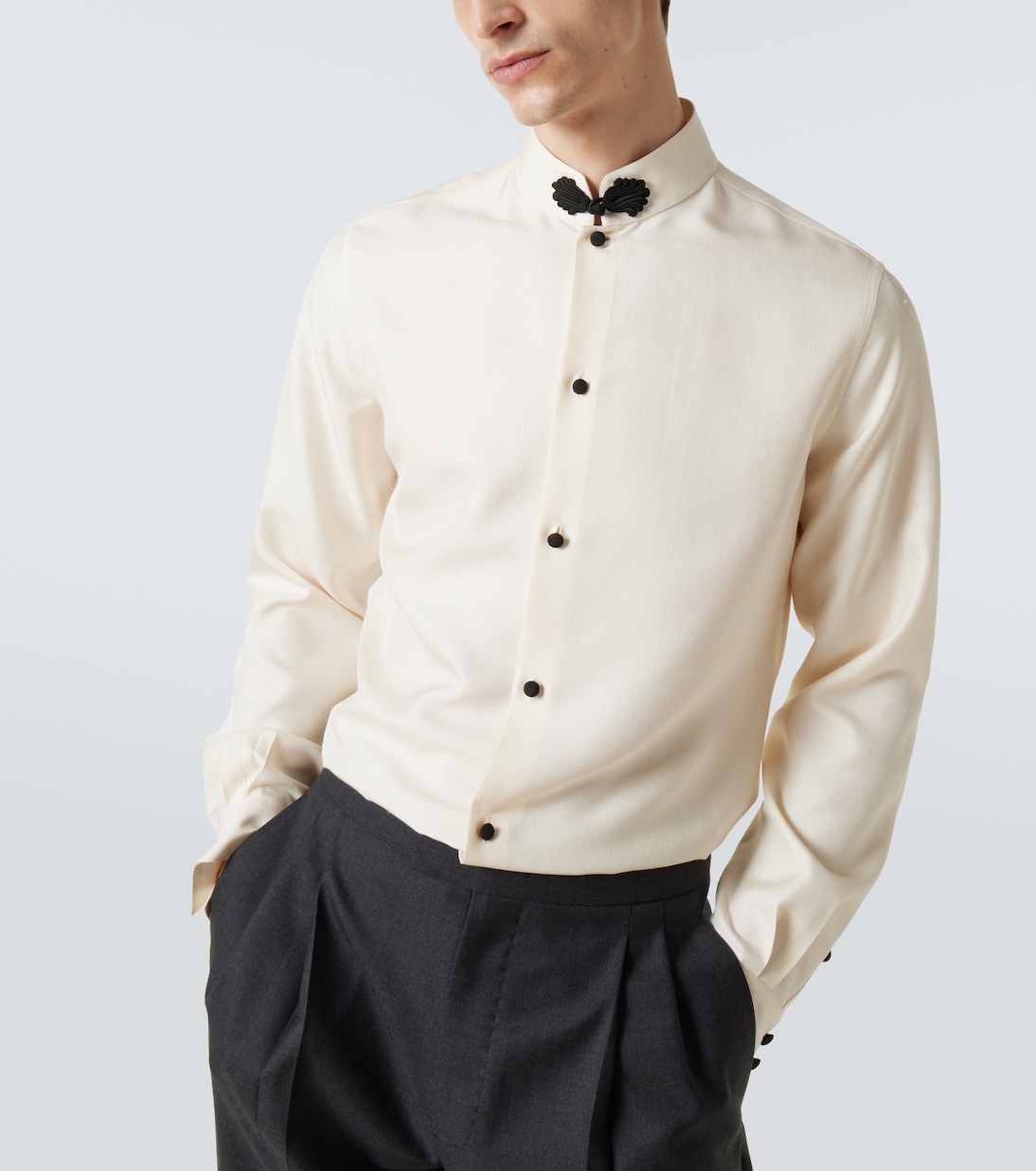 Camicia in shantung di seta | Valentino