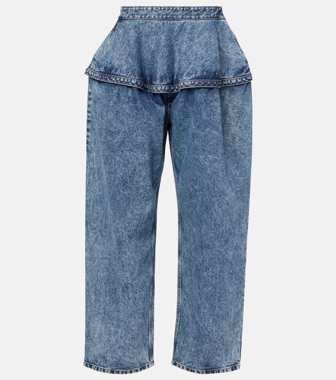 Jeans a gamba larga e vita bassa | Alaïa