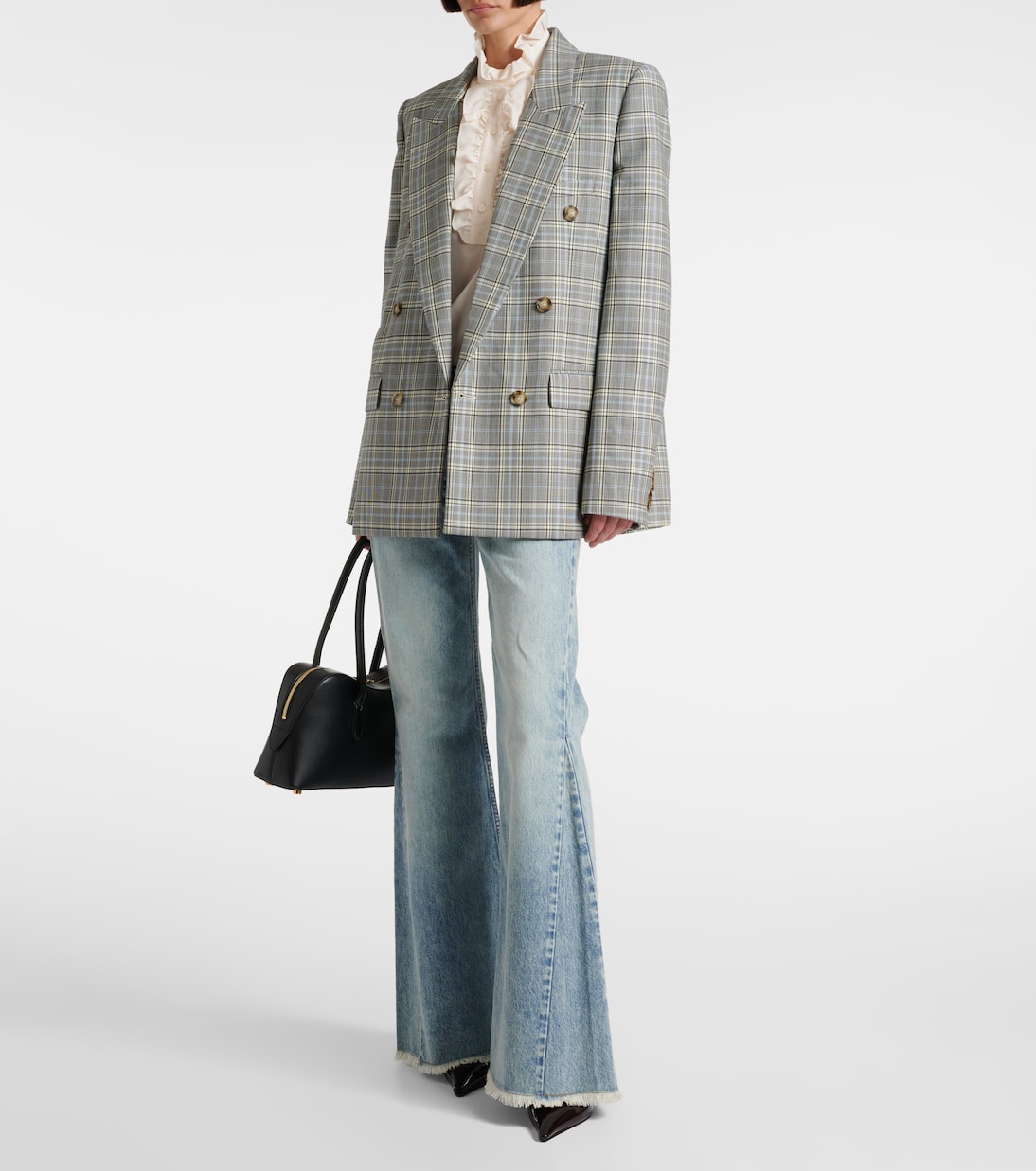 Blusa Meredith in seta con volant | Stella McCartney