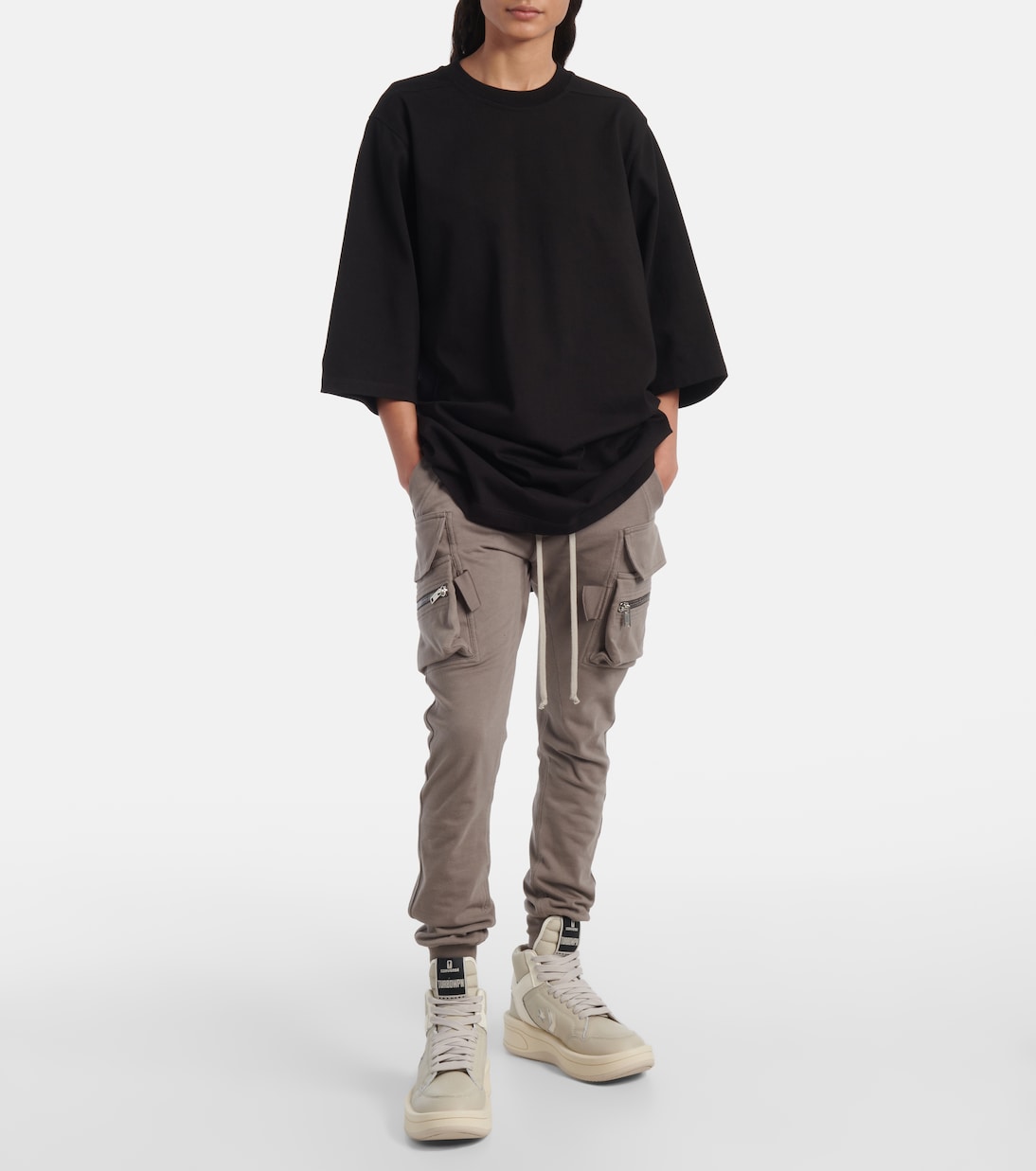 x Converse - Sneakers alte Turbowpn in pelle | Rick Owens