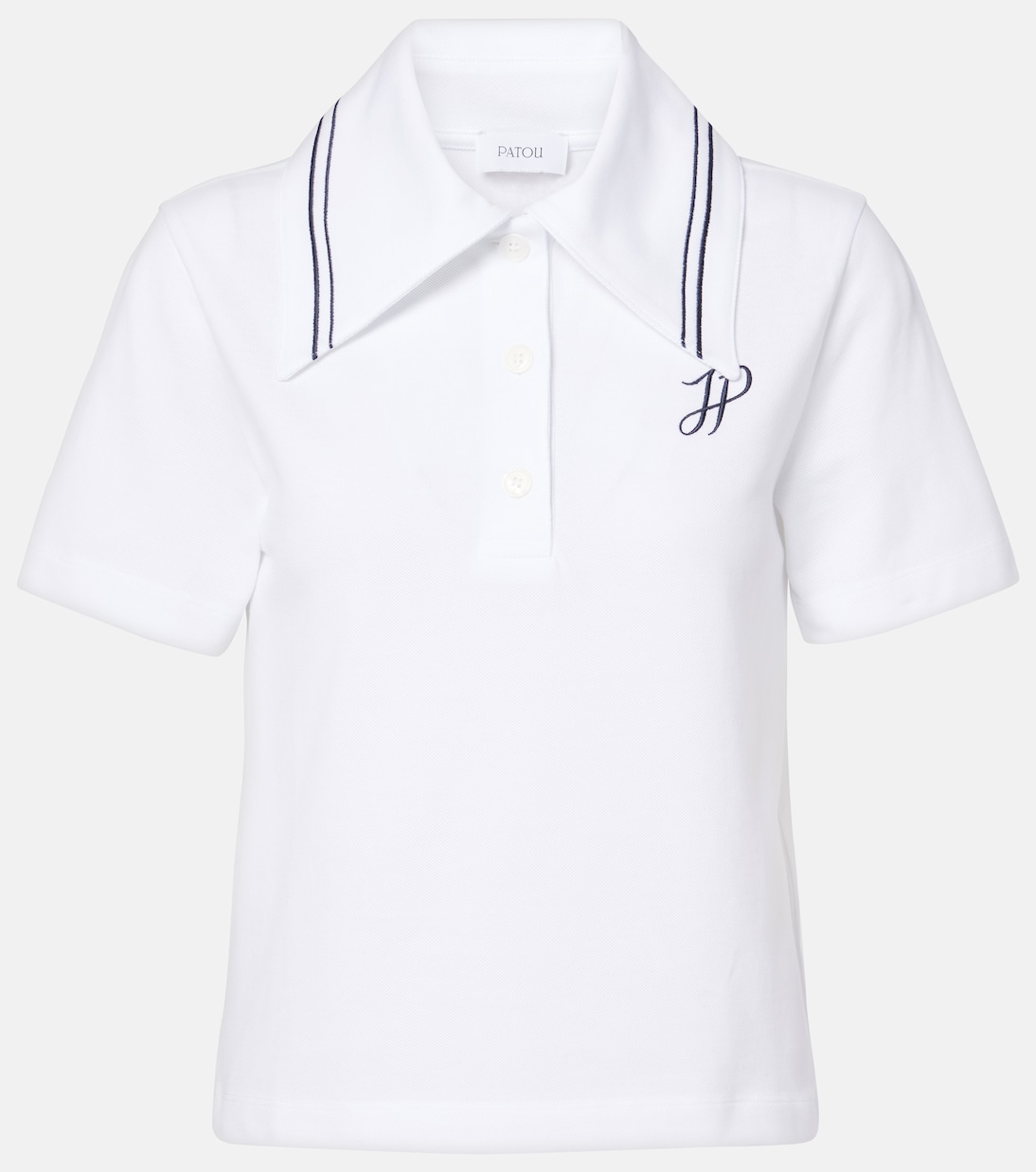 Logo cotton polo shirt | Patou