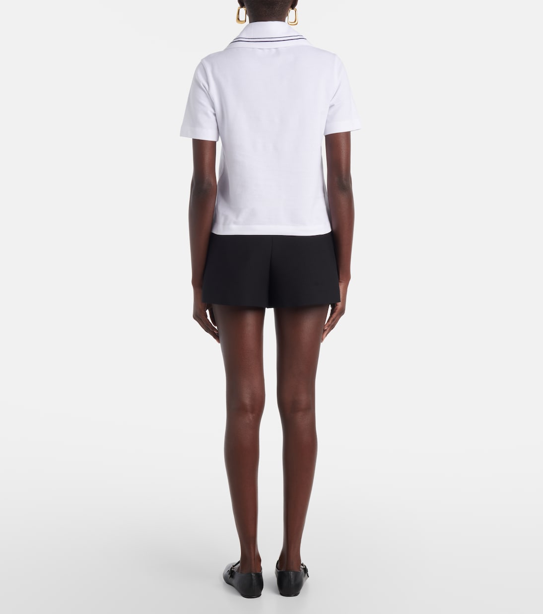 Logo cotton polo shirt | Patou