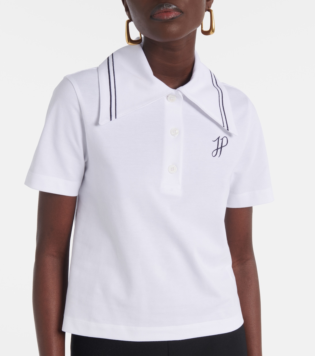 Logo cotton polo shirt | Patou