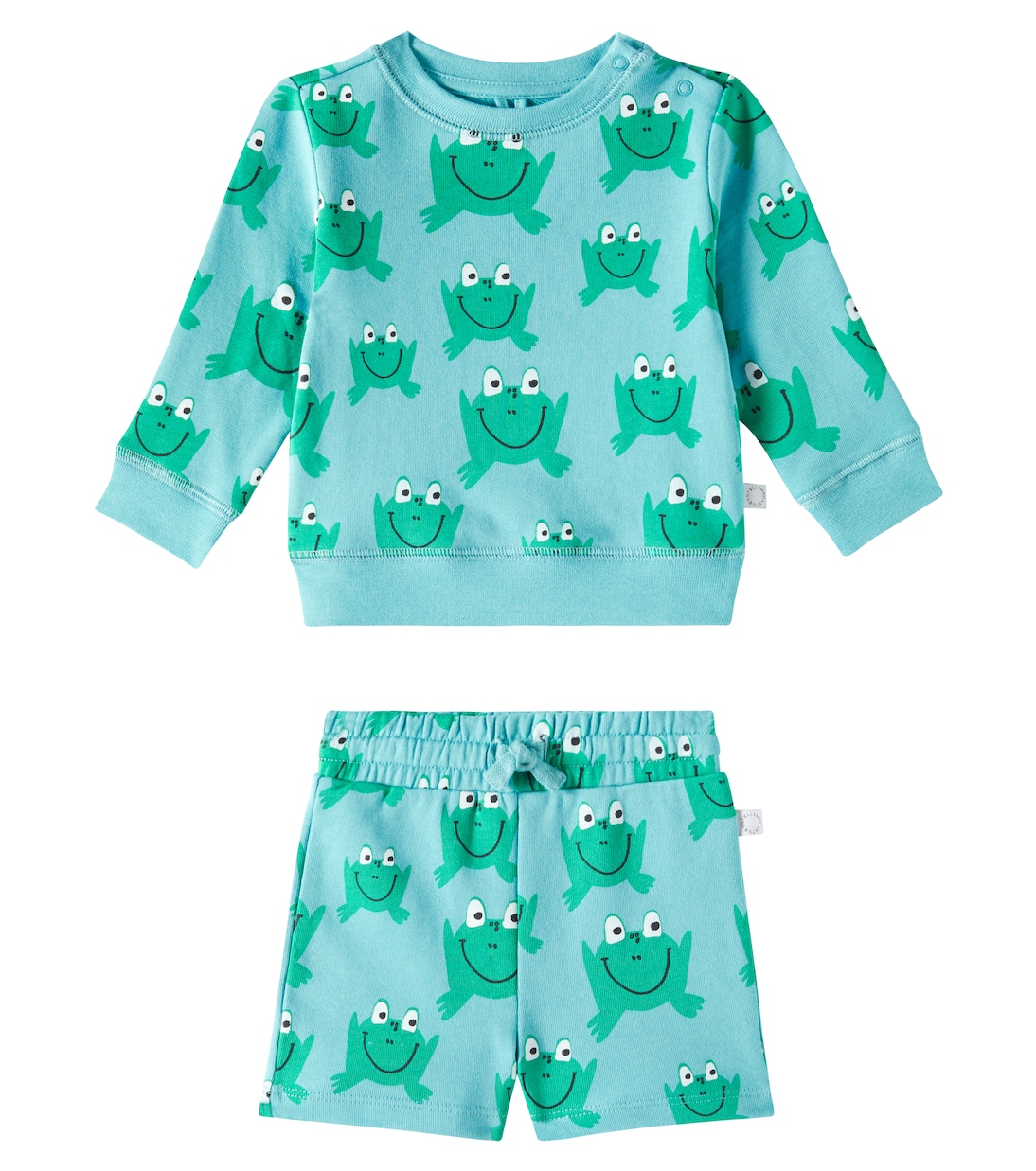 Bebé - set de sudadera y shorts de algodón | Stella McCartney Kids