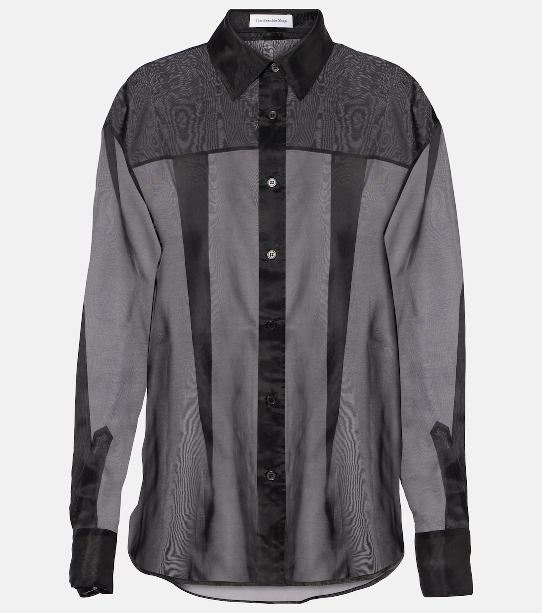 Camicia Peri in misto seta trasparente | The Frankie Shop