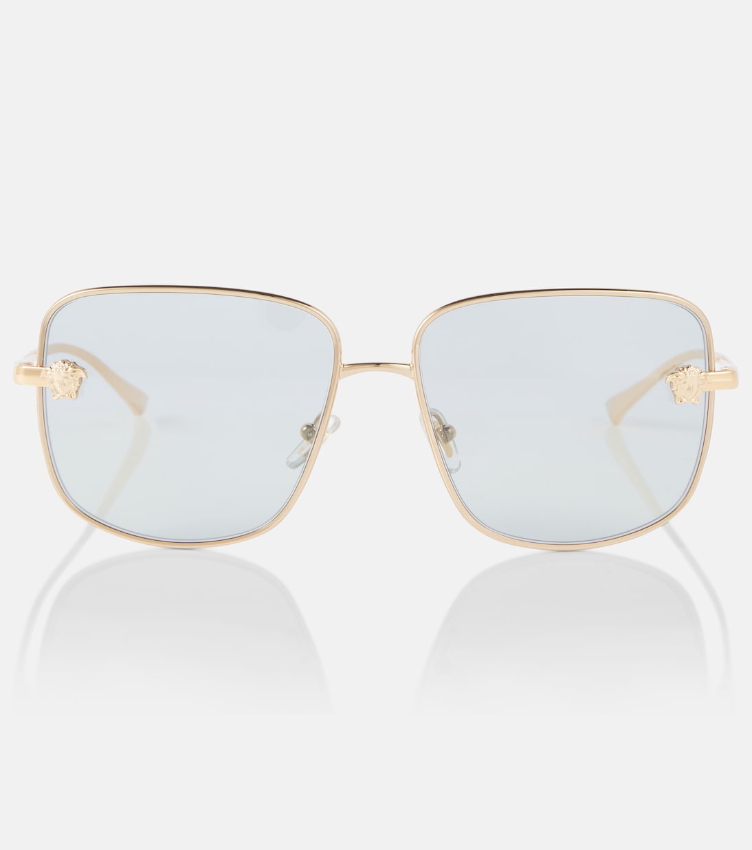 Occhiali da sole quadrati VERSACE con logo Medusa per stile giovane e trendy