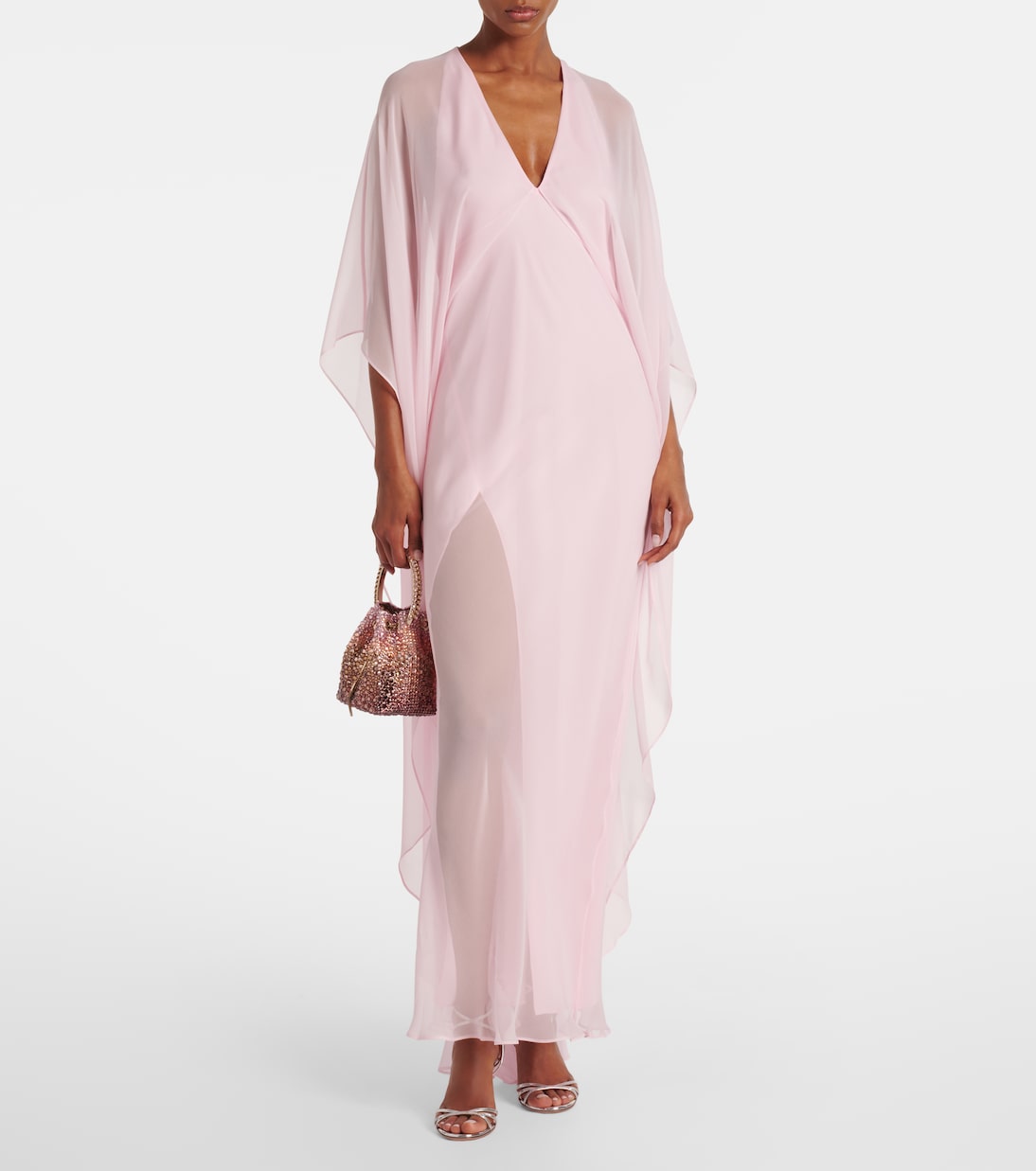 Robe aus Seiden-Chiffon | The Sei