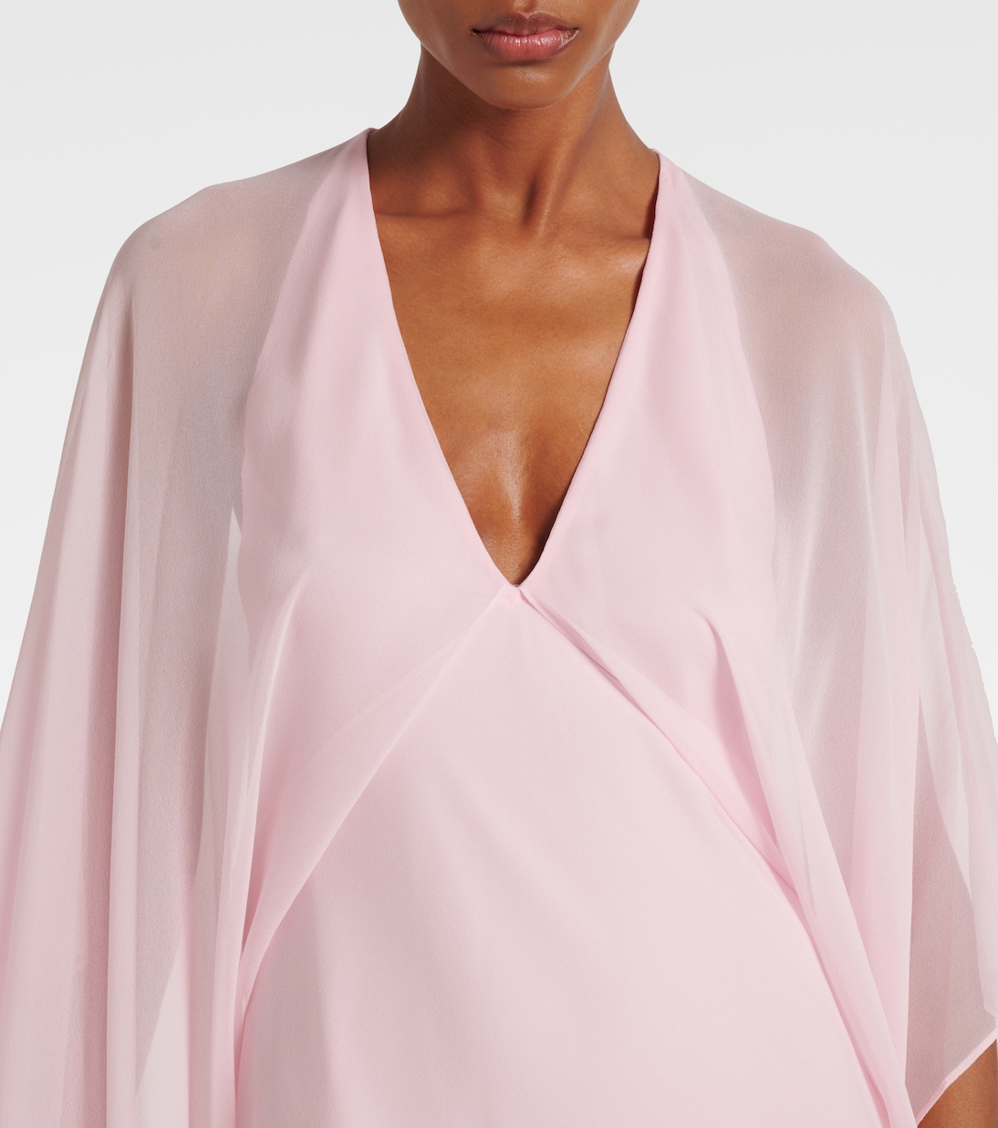 Robe aus Seiden-Chiffon | The Sei