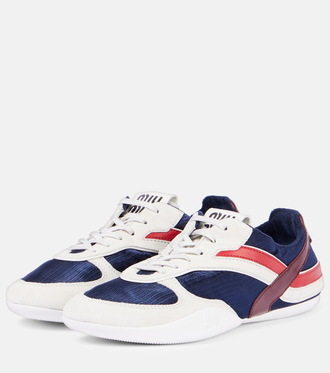 Sneakers Gymnasium mit Leder | Miu Miu