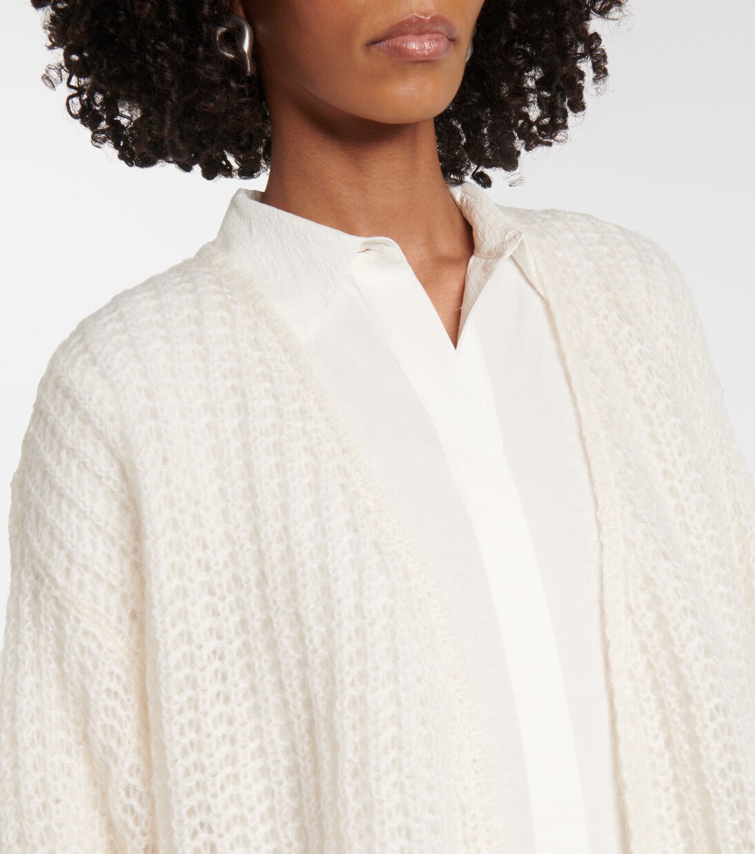 Cardigan in misto mohair | Toteme