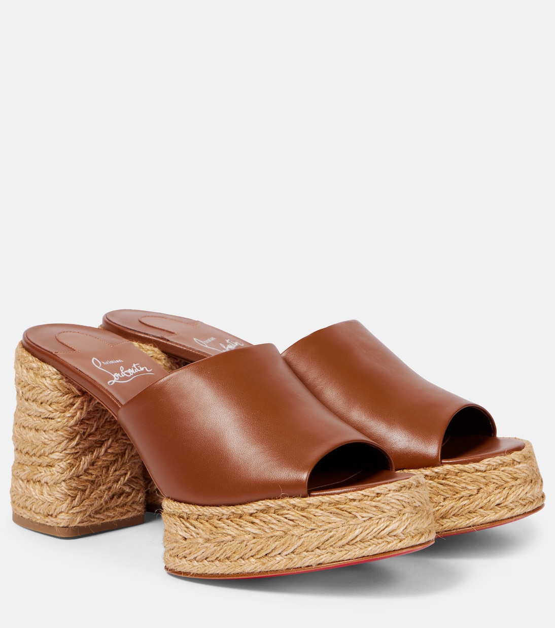 Calakala 85 leather platform mules | Christian Louboutin