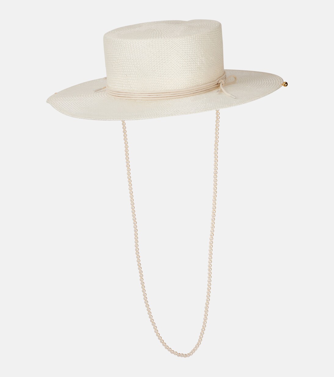 Logo embellished straw hat | Ruslan Baginskiy