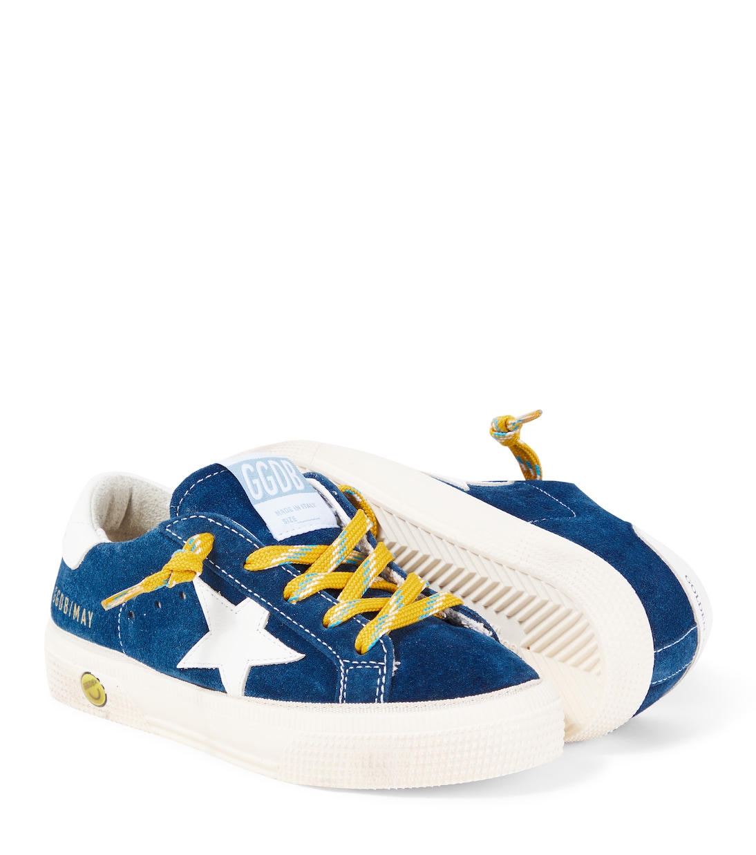 May leather and suede sneakers | Golden Goose Kids