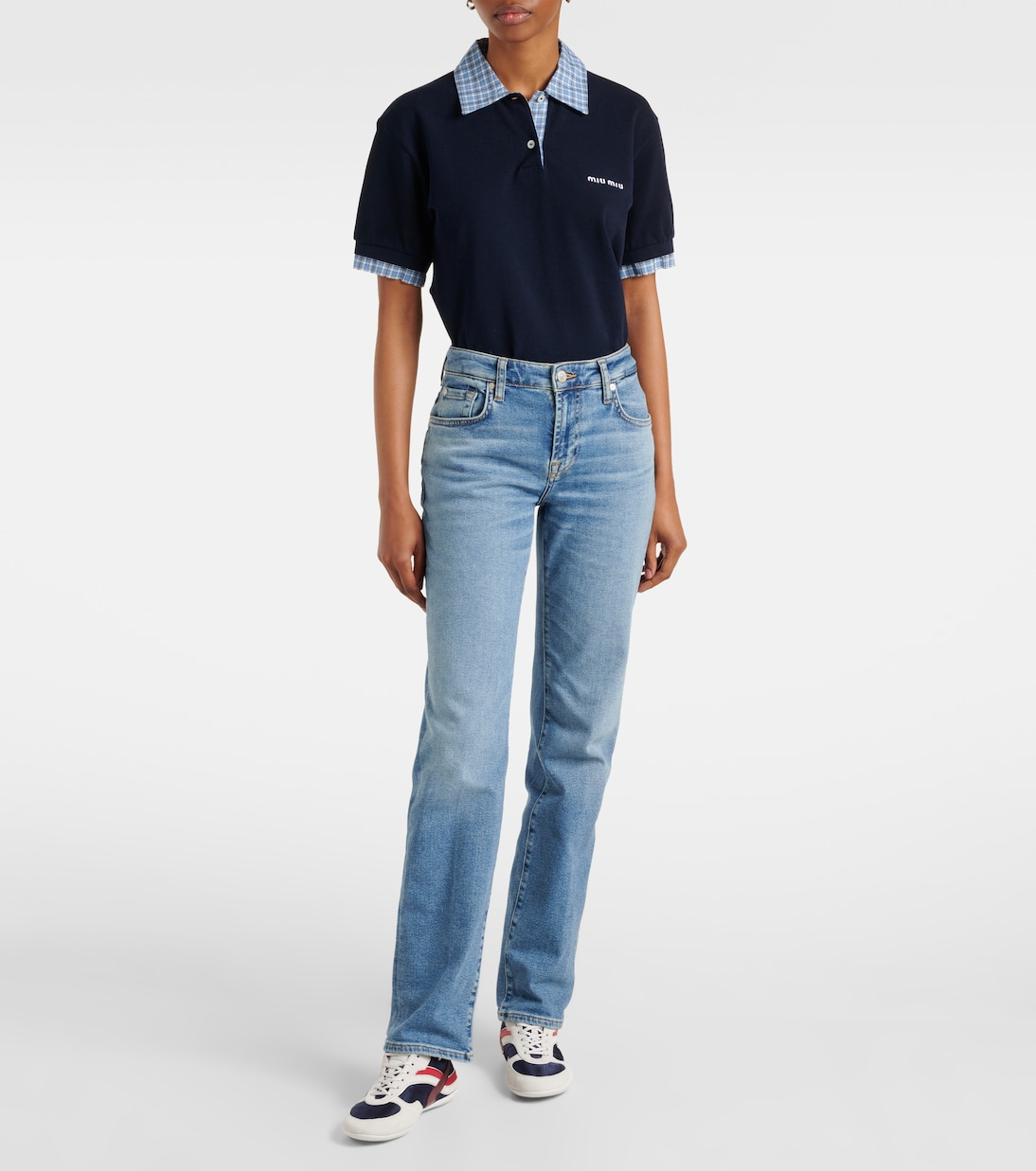 Jeans regular Calie a vita media | 7 For All Mankind