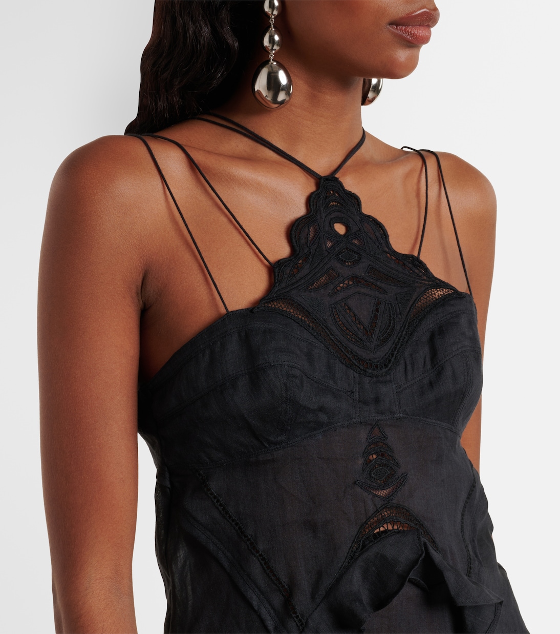 Leana broderie anglaise ramie camisole | Isabel Marant