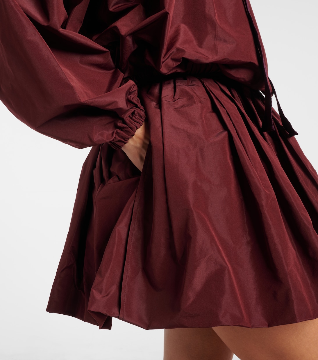 Faille balloon miniskirt | Patou