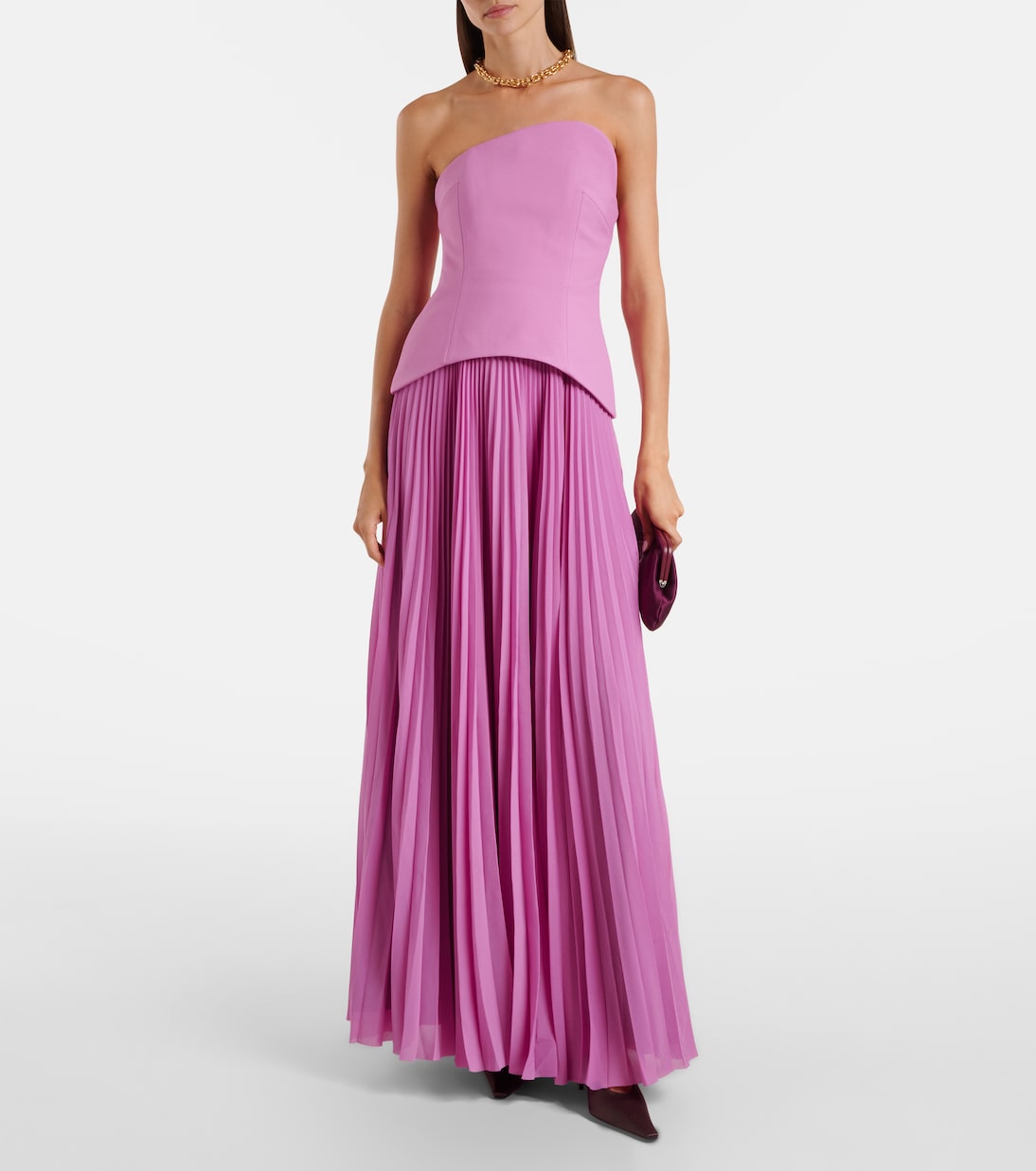 Vestido de fiesta plisado Britt  | Solace London