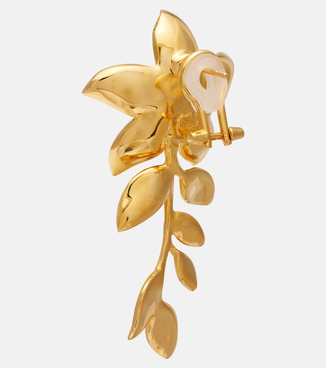 Pendientes Jasmine Vine adornados con esmalte | Oscar de la Renta