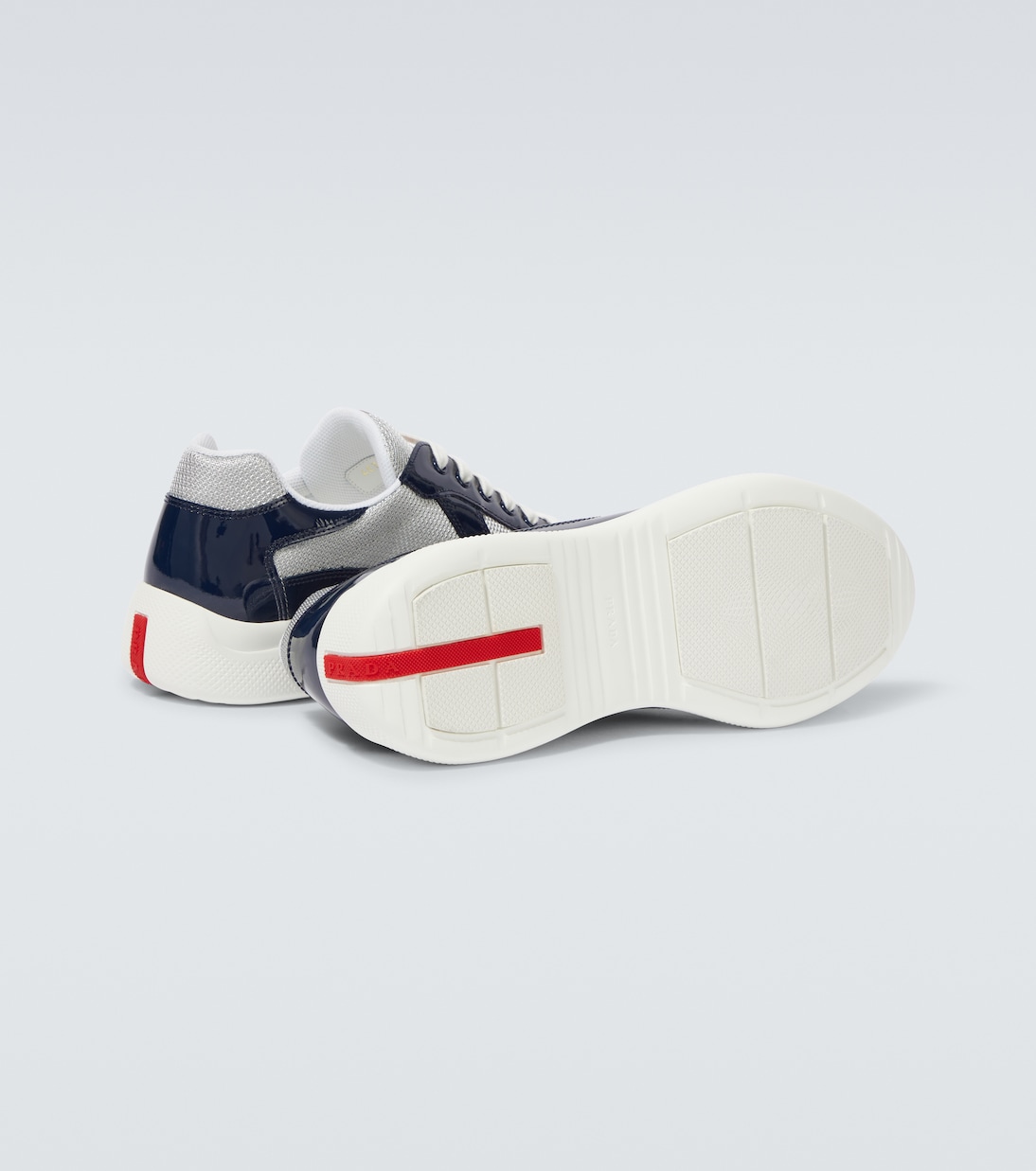 Sneakers aus Lackleder | Prada